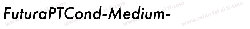 FuturaPTCond-Medium字体转换