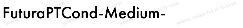 FuturaPTCond-Medium字体转换