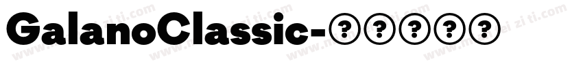 GalanoClassic字体转换