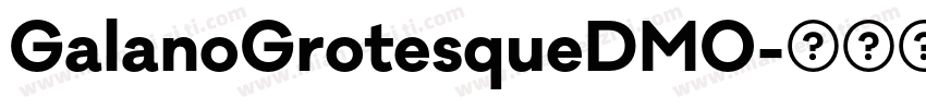 GalanoGrotesqueDMO字体转换