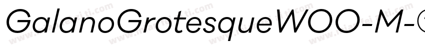 GalanoGrotesqueW00-M字体转换
