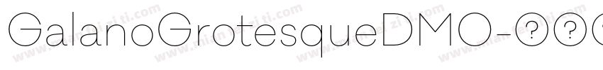 GalanoGrotesqueDMO字体转换