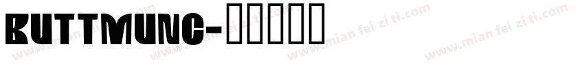 BUTTMUNC字体转换