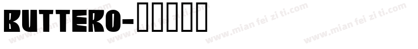buttero字体转换