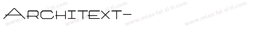 Architext字体转换