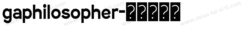 gaphilosopher字体转换