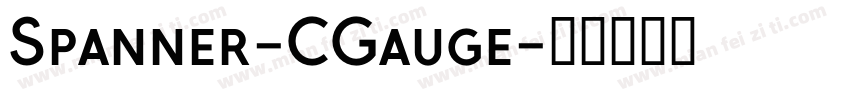 Spanner-CGauge字体转换