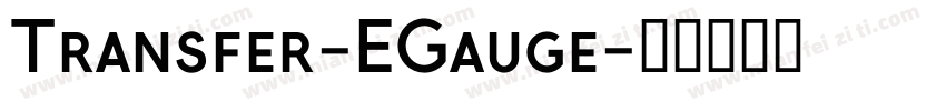 Transfer-EGauge字体转换
