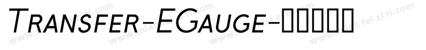 Transfer-EGauge字体转换