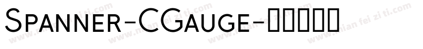 Spanner-CGauge字体转换