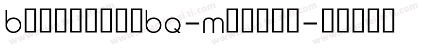 BarcelonaBQ-Medium字体转换