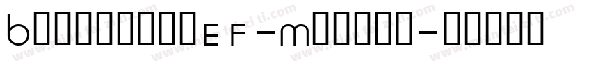 BarcelonaEF-Medium字体转换
