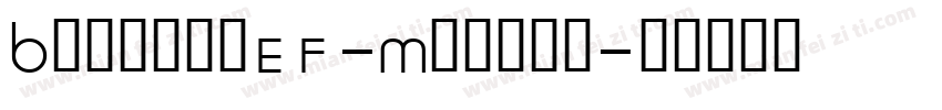 BauhausEF-Medium字体转换