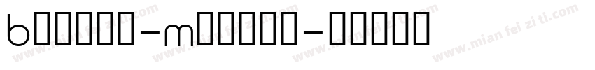 Bendor-Medium字体转换
