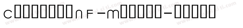 CressidaNF-Medium字体转换