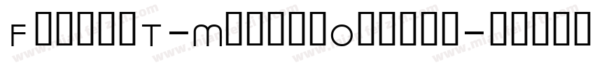 FuturaT-MediumObliqu字体转换