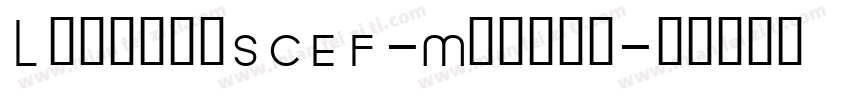 LeawoodSCEF-Medium字体转换