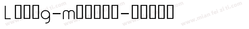 LogoG-Medium字体转换