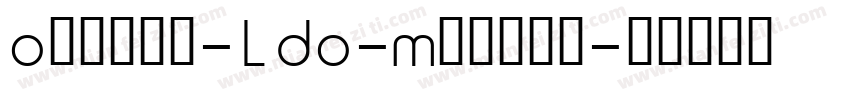 Oregon-LDO-Medium字体转换