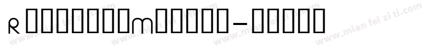 RiverutaMedium字体转换