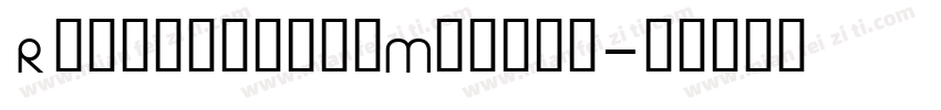 RundigsburgMedium字体转换