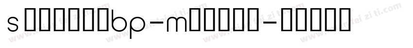SimplonBP-Medium字体转换