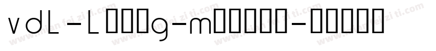 VDL-LogoG-Medium字体转换