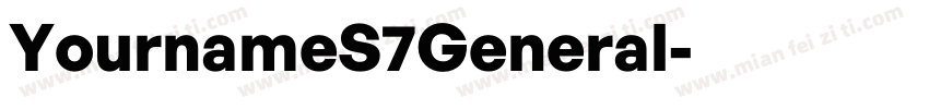 YournameS7General字体转换