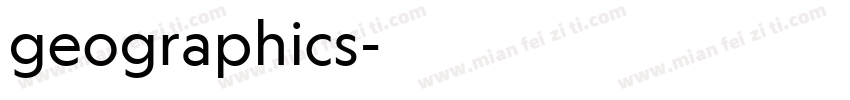 geographics字体转换