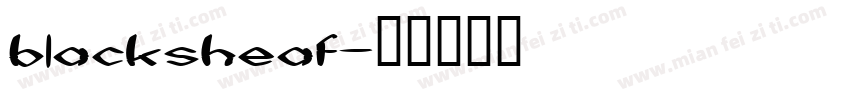 blacksheaf字体转换