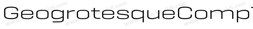 GeogrotesqueCompTRIAL-LtItotf字体转换