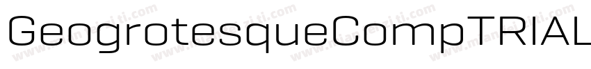 GeogrotesqueCompTRIAL-LtItotf字体转换