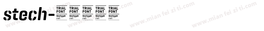 stech字体转换