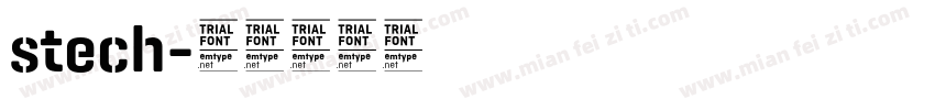 stech字体转换