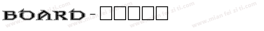 board字体转换