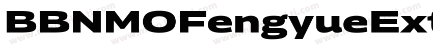BBNMOFengyueExtra字体转换