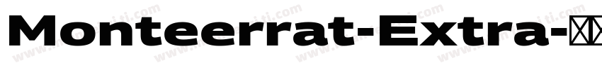 Monteerrat-Extra字体转换