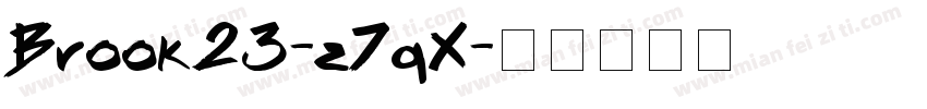 Brook23-z7qX字体转换