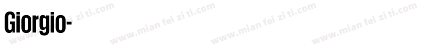 Giorgio字体转换