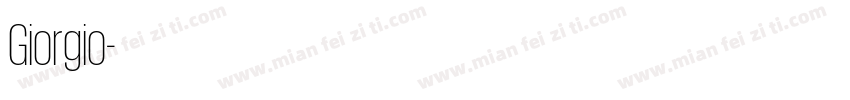 Giorgio字体转换