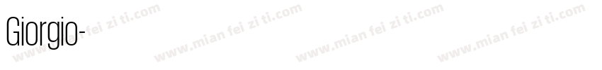 Giorgio字体转换