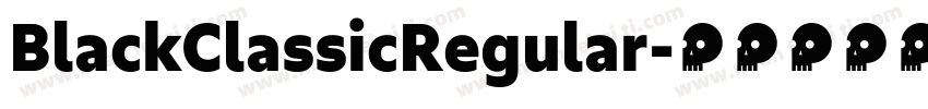 BlackClassicRegular字体转换