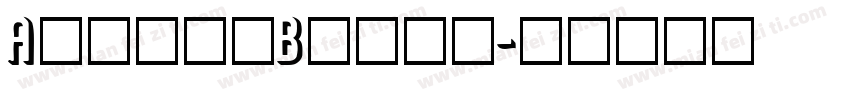 ArcherBlack字体转换