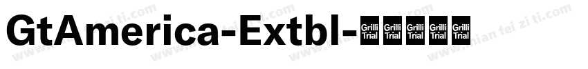 GtAmerica-Extbl字体转换