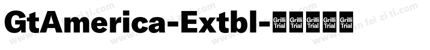 GtAmerica-Extbl字体转换