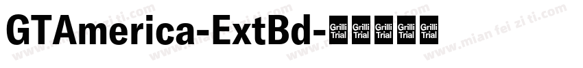 GTAmerica-ExtBd字体转换