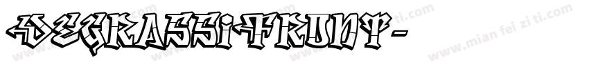 DegrassiFront字体转换