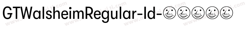 GTWalsheimRegular-Id字体转换