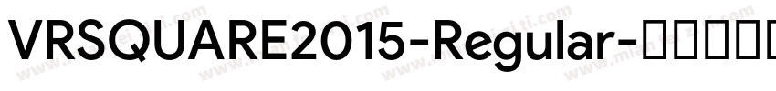 VRSQUARE2015-Regular字体转换