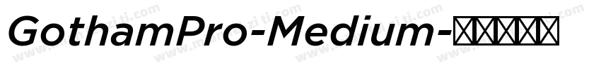 GothamPro-Medium字体转换